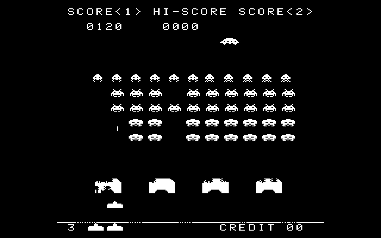 Space Invaders retro