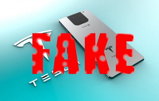Tesla Phone is Fake